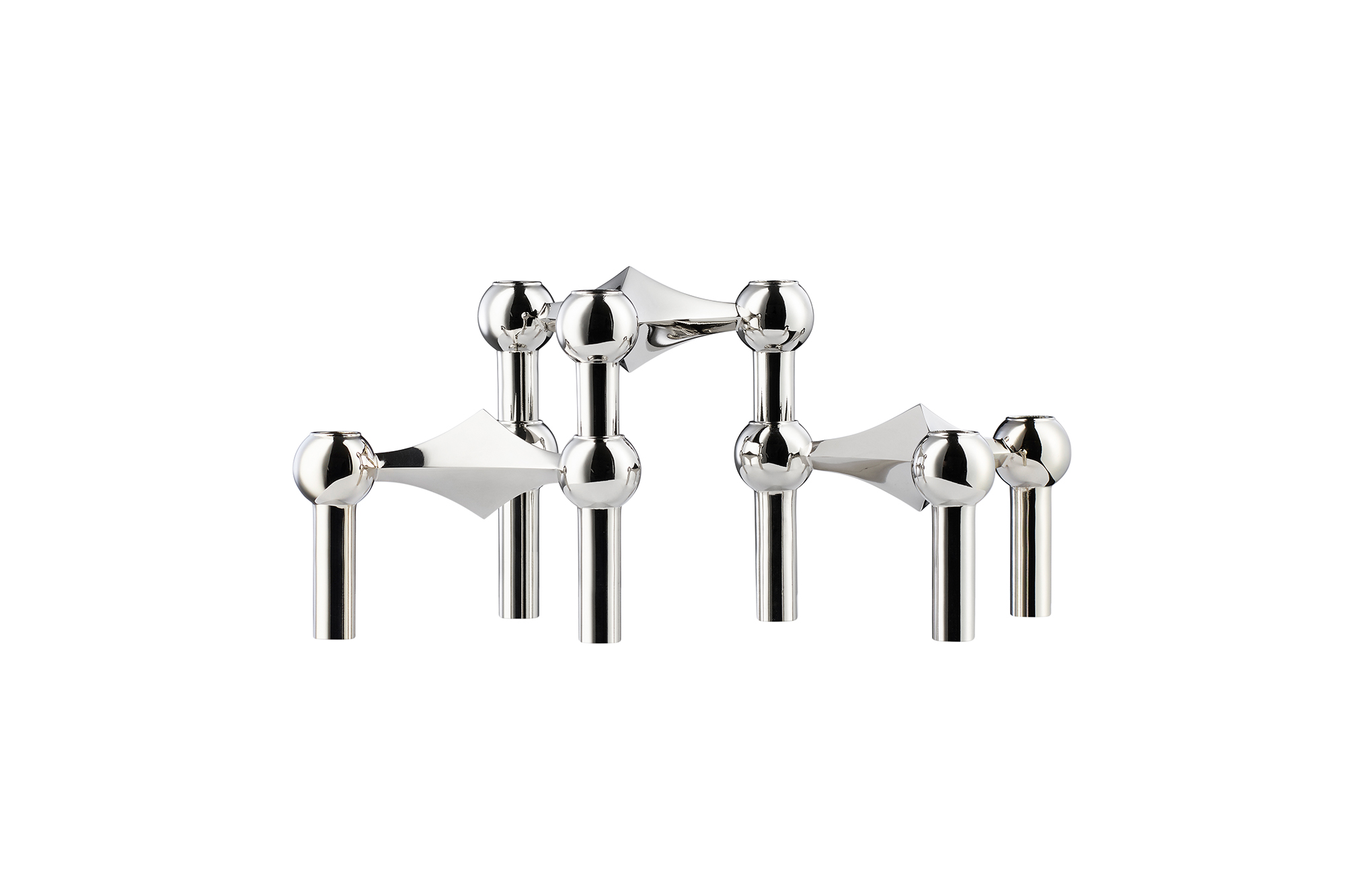 Stoff Nagel Stoff Nagel Candle Holders Chrome 3 Pack GOOD FORM